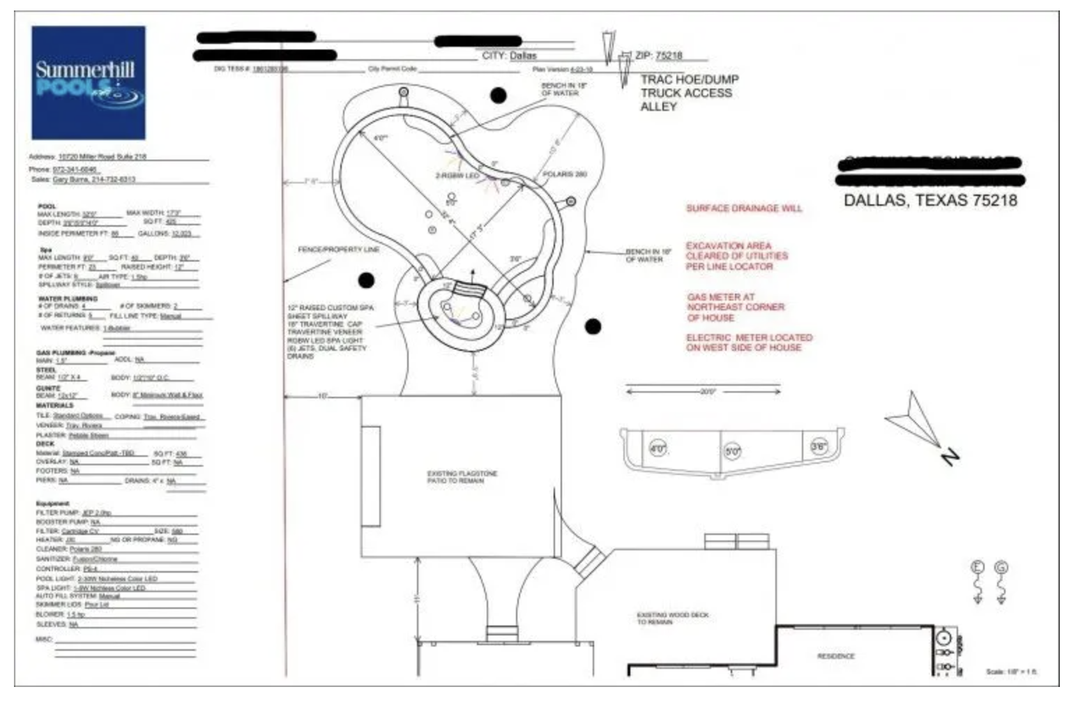 Pool Designing & Breaking Ground – The Choung Job