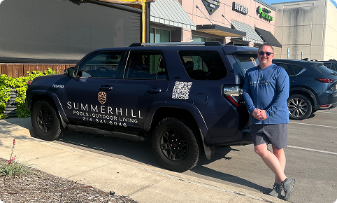Summerhill Pool's Van and Professional